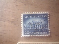 1956 20c Monticello. Liberty Series.
