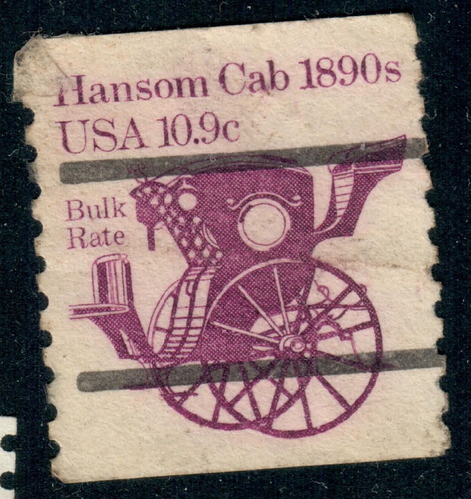 USA – 1981 – Transportation Issue – Coil – Hansom Cab 1890s – 10.9¢ – #3660