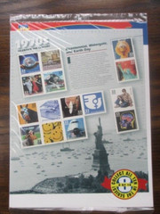 US Postage stamps. Celebrate the Century 1970 stamps, 15 33 cent stamps