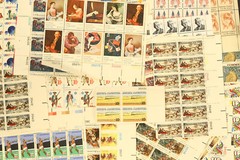 unused 100 stamps 10¢ US postage face value $10.00
