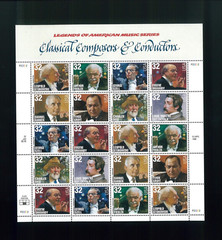 United States 32¢ Conductors and Composers Postage Stamp #3158-65 MNH Full Sheet