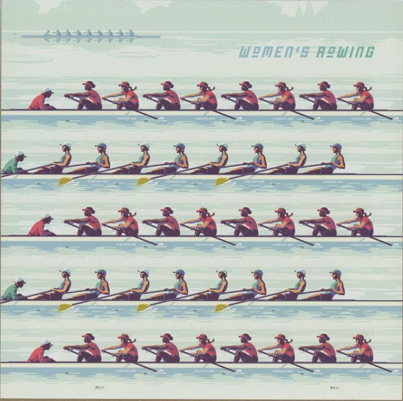 US SCOTT 5694 – 5697 SHEET OF 20 WOMENS ROWING STAMPS FOREVER MNH