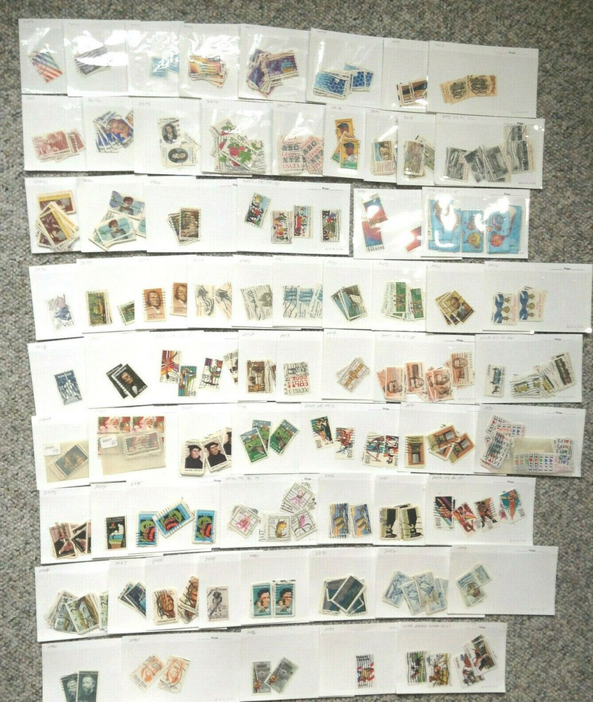 United States Stamps in 68 Envelopes 98 different Stamps Scott #2000’s SEE LIST»