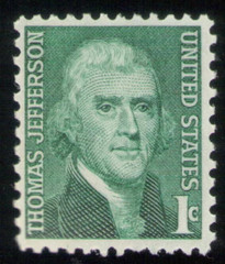 USA 1968 – President Thomas Jefferson, Prominent American – MNH Stamp😎Sc. #1278