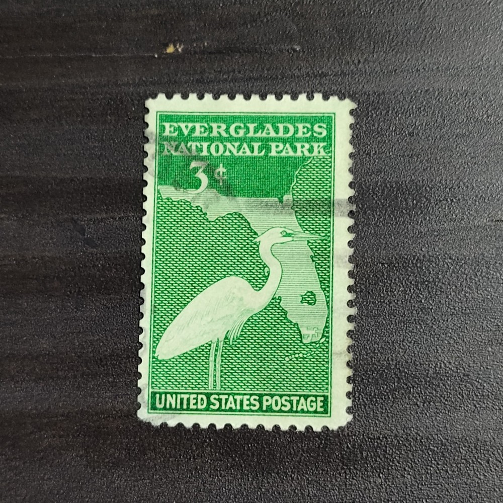 1947: 3 Cents, Everglades National Park, Scott #952 – Vintage USA Stamp