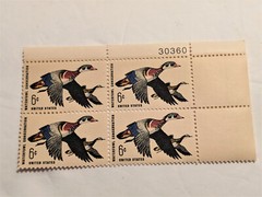 WATERFOWL CONSERVATION DUCKS 6 cent Postage Stamp Plate #30360 MNH
