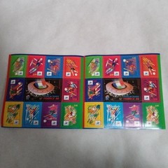 France World Cup ’98 stamp seals x 2, stamp sheets 10 x 2, commemorative