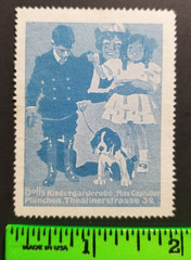 Vintage Boll’s Children Clothing Munich Germany Poster Stamp