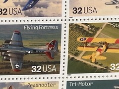 US SCOTT 3142 PANE OF 20 CLASSIC AMERICAN AIRCRAFT STAMPS 32 CENT FACE MNH