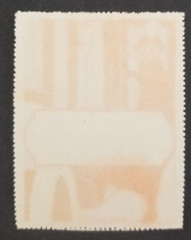 Vintage Holiday Gifts Ferguson Lady Shopping Poster Stamp