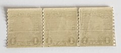 Benjamin Franklin One Cent U.S. Rare Set of 3 unused Stamps No Rubber Stamp Mark