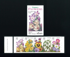 United States 32¢ Winter Garden Flowers Postage Stamp #3025-29 Full Booklet