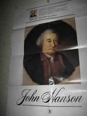 U S Stamp POSTER, Scott #1941,»JOHN HANSON»,20 Cent, 1981, 24″ x 36″, ORIGINAL