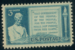 USA – 1948 – The 85th Anniversary of the Gettysburg Address – 3¢ – #2910