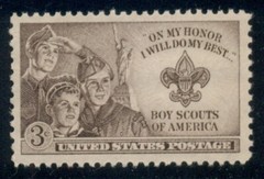 #995 3¢ BOY SCOUTS LOT OF 400 MINT STAMPS SPICE UP YOUR MAILINGS!