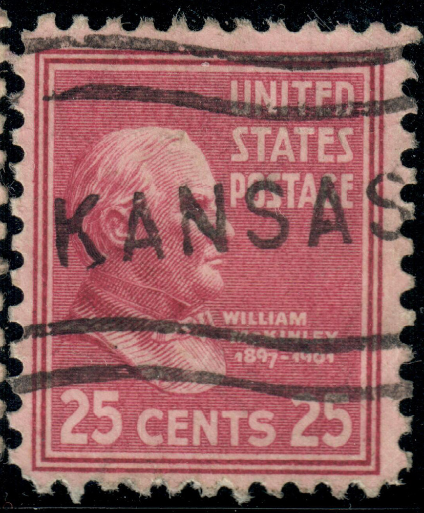 USA – 1938 – Presidential Issue – William McKinley – 25¢ – #3746