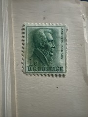 Andrew Jackson 1 Cent Stamp, Super Rare
