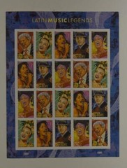 US SCOTT 4497-4501 PANE OF 20 LATIN MUSIC LEGENDS FOREVER STAMPS MNH
