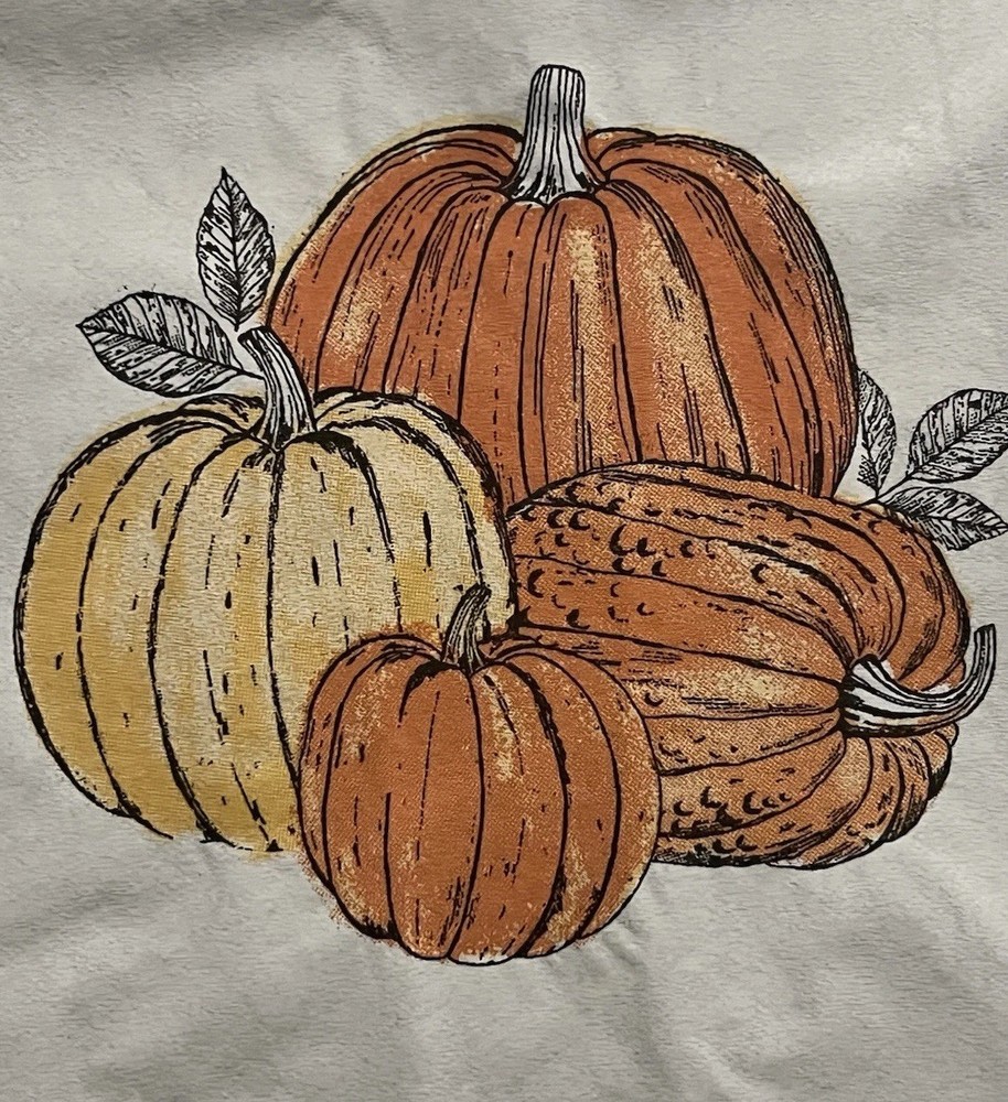 TWO Paper LUNCHEON Decoupage Napkins/Art/fall/watercolor pumpkins/Halloween 6.5”