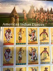 American Indian Dances United States 32¢ Postage Stamp #3072-76 MNH Full Sheet