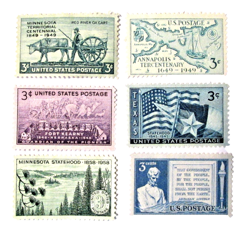 Lot #12, A Selection of Mint-No Gum US Postage Stamps