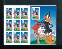 US 33¢ Looney Tunes Daffy Duck Special Die-cut Postage Stamp #3307 Mint Sheet