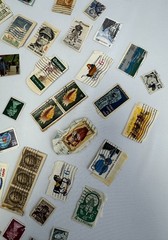 Worldwide Vintage Stamp Mixture Collection 100+ Used Stamps USA Canada Europe