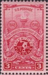 USA 1948 – 100th. Anniversary of the American Turners, 1848-1948 – Scott #979