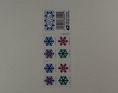 US SCOTT 5034b BOOKLET OF 20 GEOMEETRIC SNOWFLAKES STAMPS FOREVER MNH