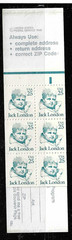 USA SC # 2197a Jack London . MNH