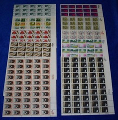 Ten U.S. Postage Full Mint 6 Cent Sheets from the 1960’s Space