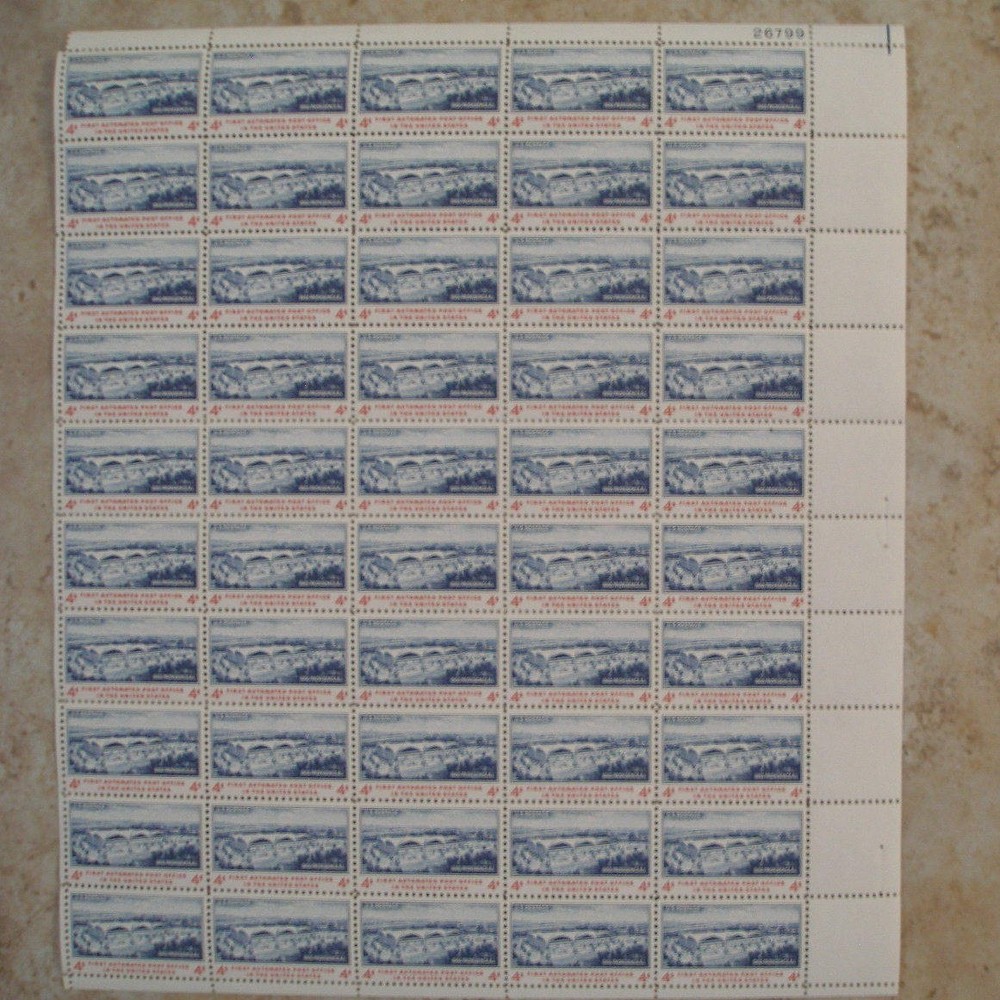 FULL SHEET Stamp # 1164 AUTOMATED POST OFFICE 4 cent