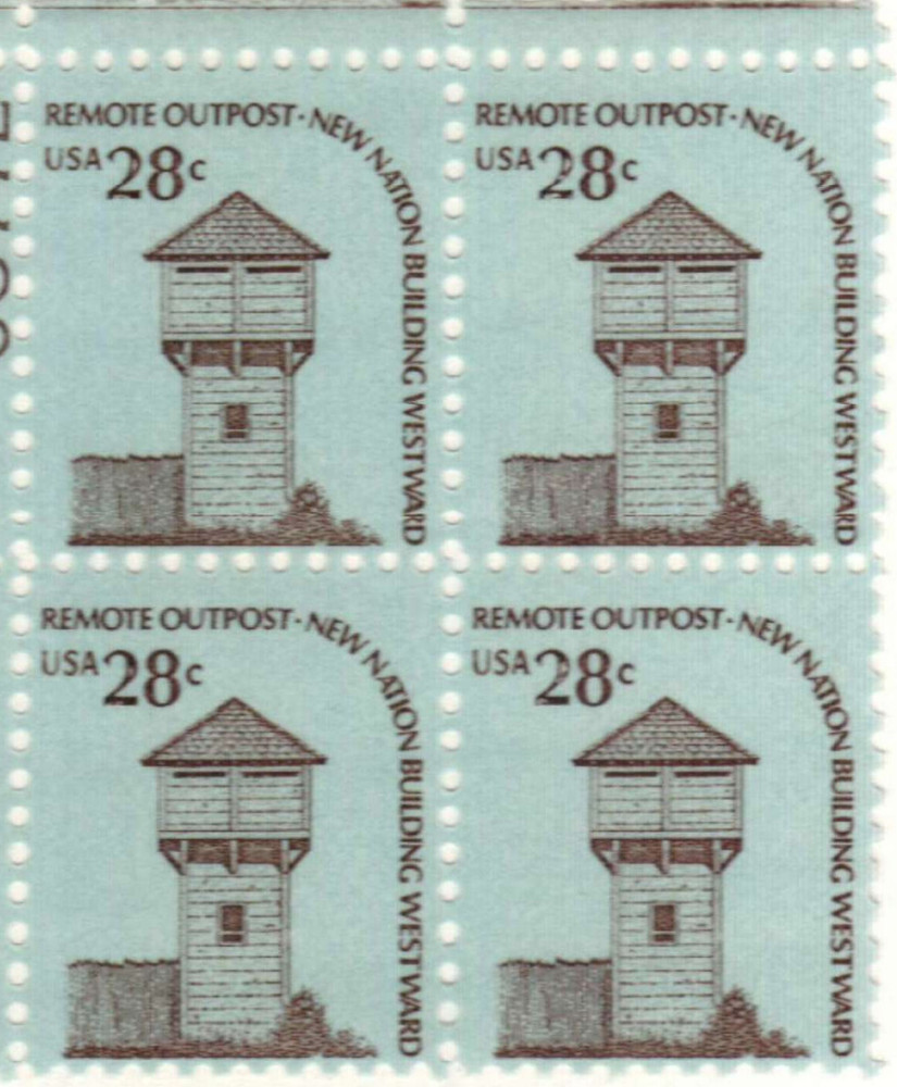United States 28¢ Remote Outpost Fort Nisqua Postage Stamp #1604 x 100 Singles