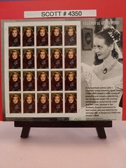 Scott # 4350 Legends of Hollywood Bette Davis – USPS Postage Stamps