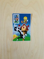 United States 32¢ Looney Tunes Tweety & Sylvester Postage Stamp #3204 Single
