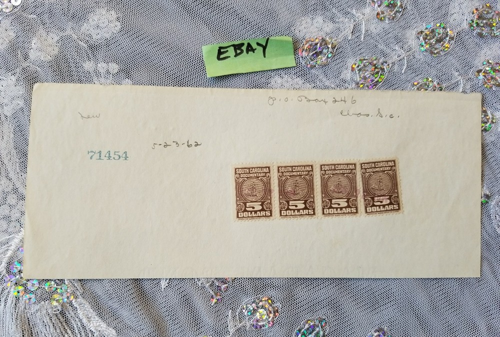 Stamp $5 Dollar South Carolina Documentary