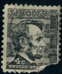 USA – 1965 – Prominent Americans – Abraham Lincoln – 4¢ – #3018