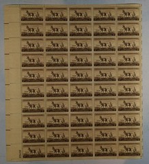 US SCOTT 1078 PANE OF 50 (ANTELOPE) WILDLIFE CONSERVATION STAMPS 3 CENT FACE MNH