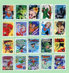 USA 40 stamps , SC SC 4084,4159, DC and Marvel Comics, 1906 & 07, used