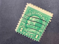 US 1923, Scott # 552, Ben Franklin, Used (1x)