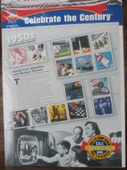 US Postage stamps. Celebrate the Century 1950 stamps, 15 33 cent stamps