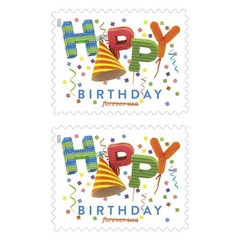 USPS Happy Birthday Forever Stamps 2021 – Sheet of 20 Postage Stamps