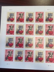 100 Forever assorted stamps, uncancelled, original **14% off retail prices**