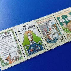 6705 Foreign Stamp France 1995 Jean de la Fontaine Fables 8V