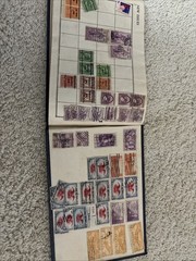 Vintage 1930s U.S. Stamp Album – 1893 Columbians, Prexies, Airmail & Philippines