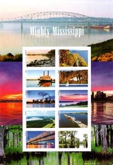 USA 2022 MIGHTY MISSISSIPPI TEN STAMPS SHEET SC 5698-5707 MNH