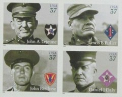 Two x 20 = 40 of DISTINGUISHED MARINES 37¢ US Postage Stamps. USA Sc 3961-3964