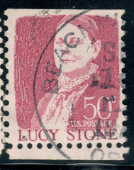 USA – 1968 – Prominent Americans – Lucy Stone – 50¢ – #3868