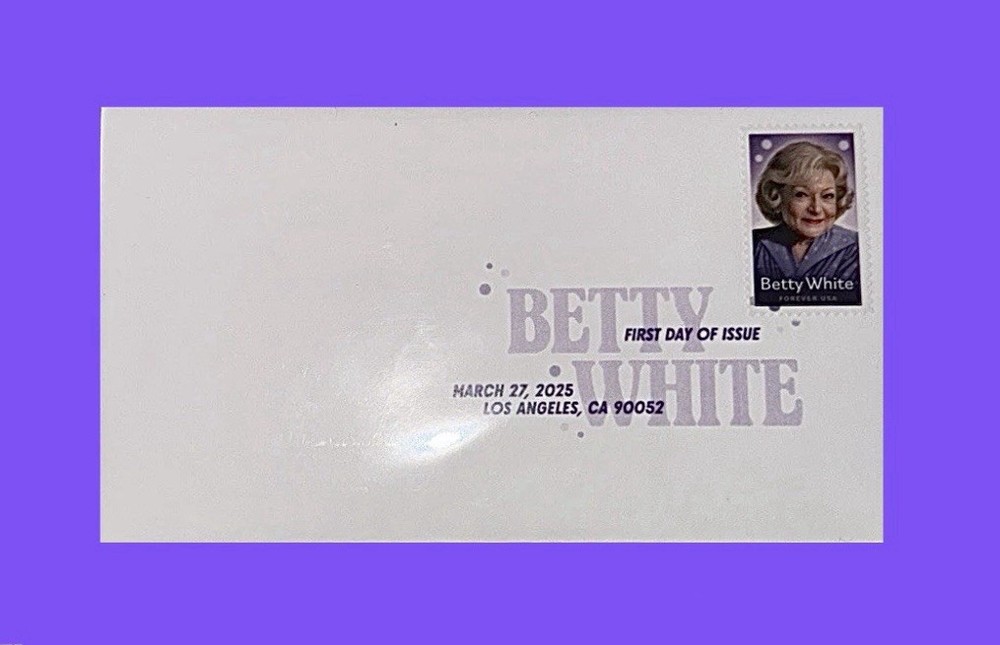 Betty White Golden Girls Forever Stamped envelope First Day Cover Mar. 27, 2025