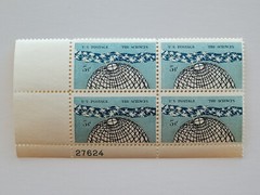 1963 The Sciences, 5c Block of 4 Stamp Scott #1237 MNH OG